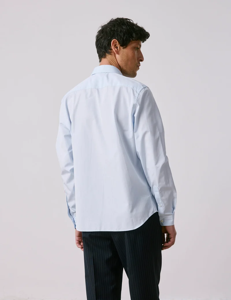 Chemise mixte "Je t'aime" bleue