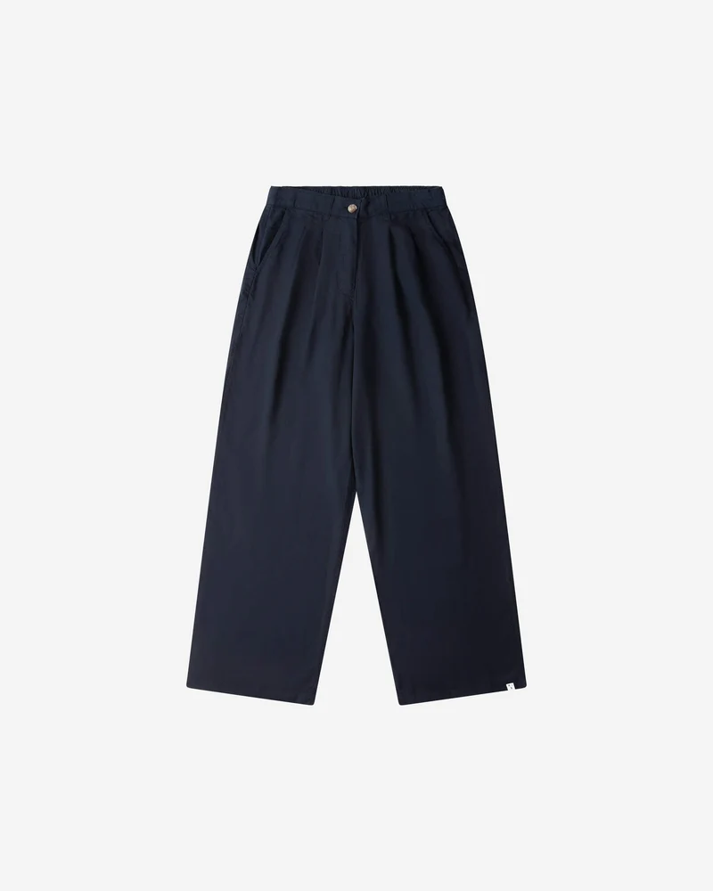 Blaue Hose Pleated aus 100% Tencel von Matona