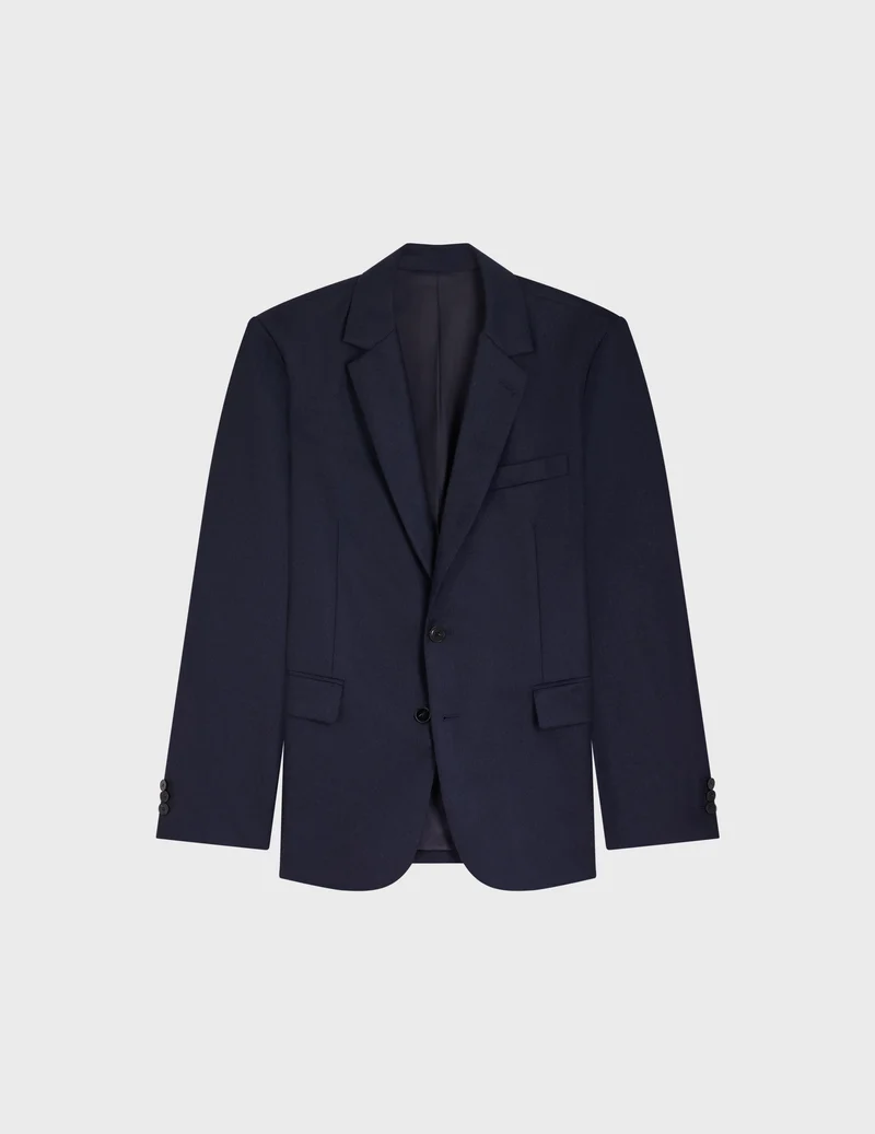 Veste de costume Gordon en toile de laine marine