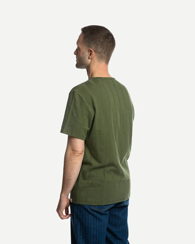 Grünes T-Shirt Rib aus 100% Bio-Baumwolle von Matona