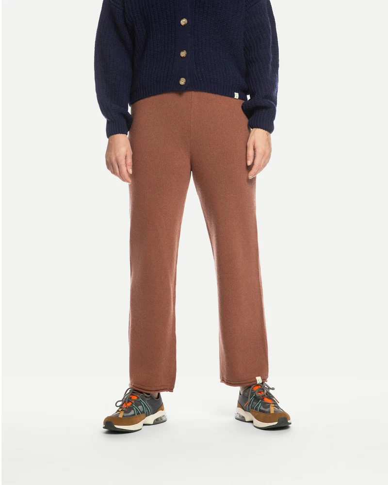 Braune Hose Knitted aus Bio-Wolle von Matona