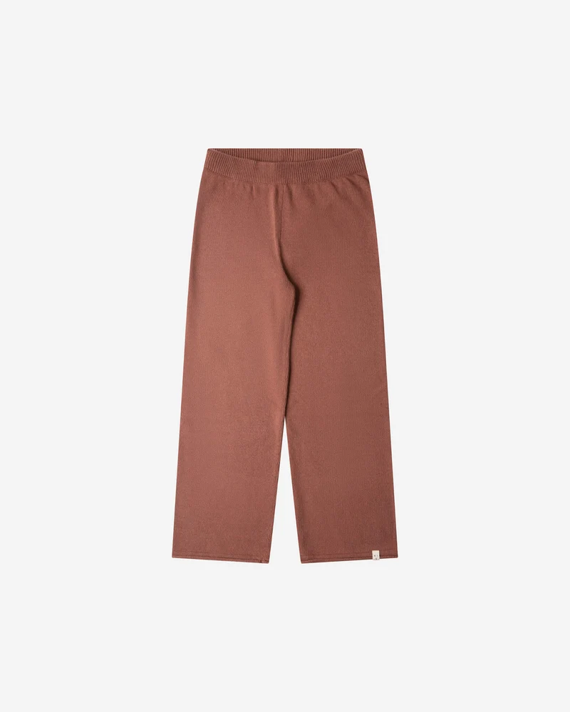 Braune Hose Knitted aus Bio-Wolle von Matona