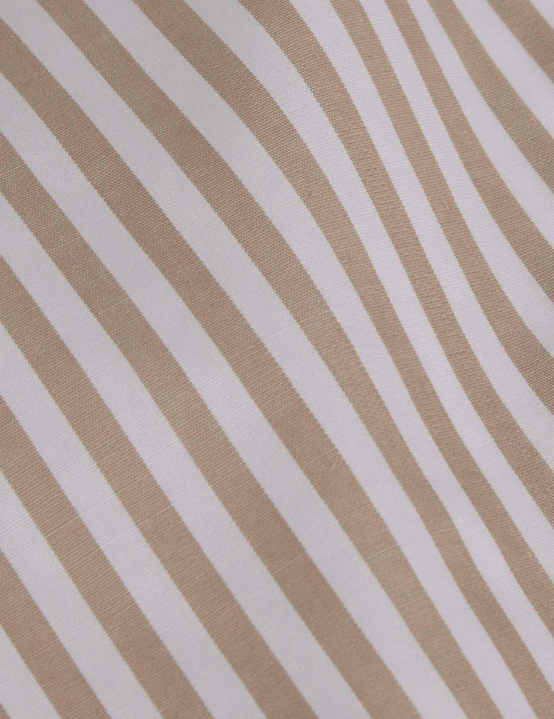 Chemise Louison rayée beige
