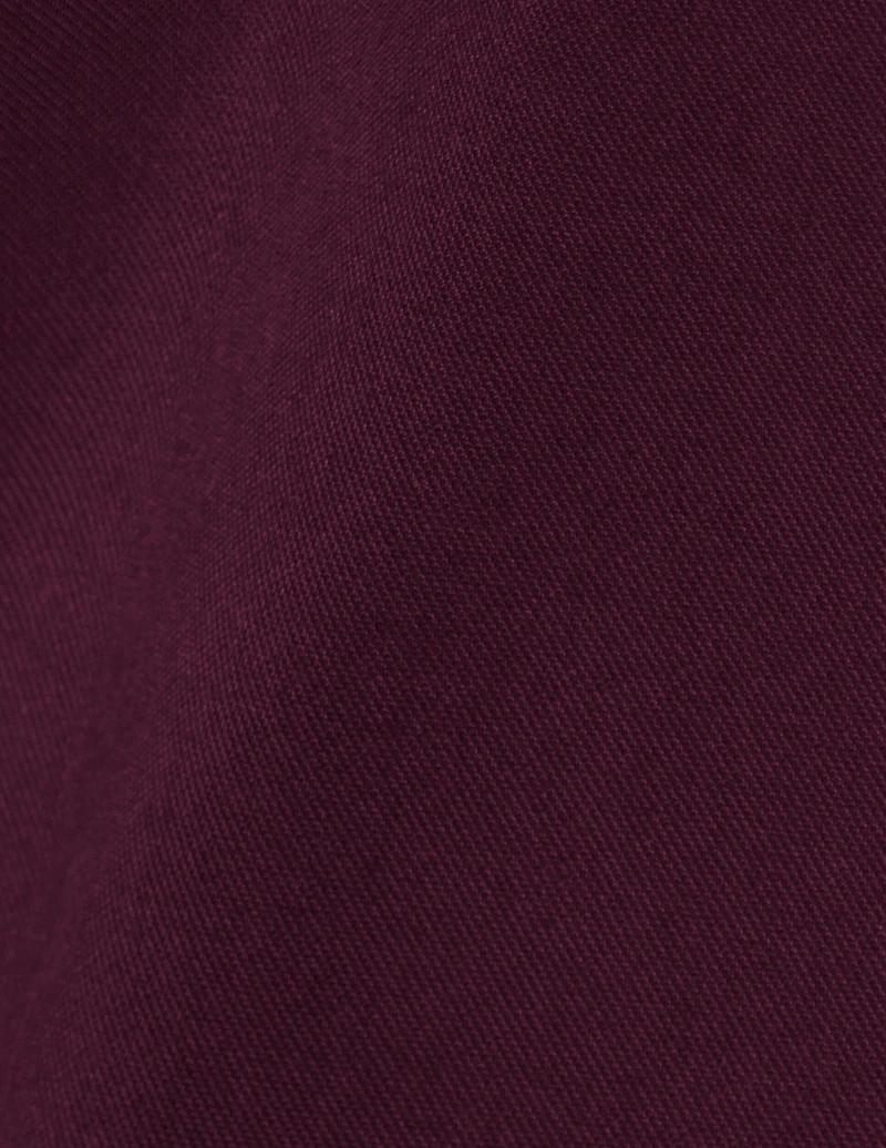 Chemise Innaée en lyocell bordeaux
