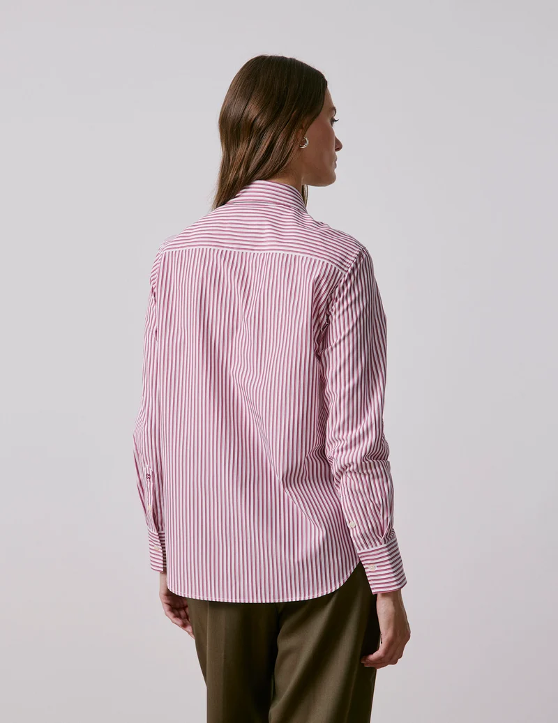 Chemise Marion rayée rouge
