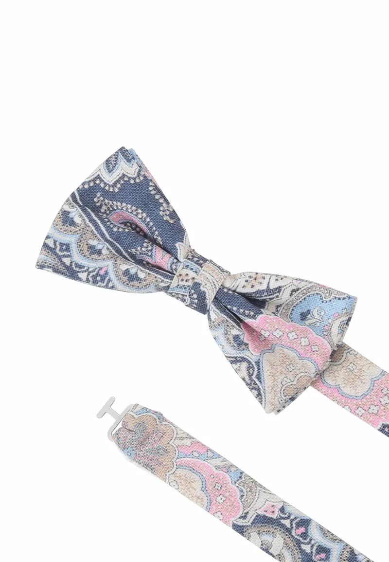 Fliege Einstecktuch Set Herren aus Baumwolle - Paisley