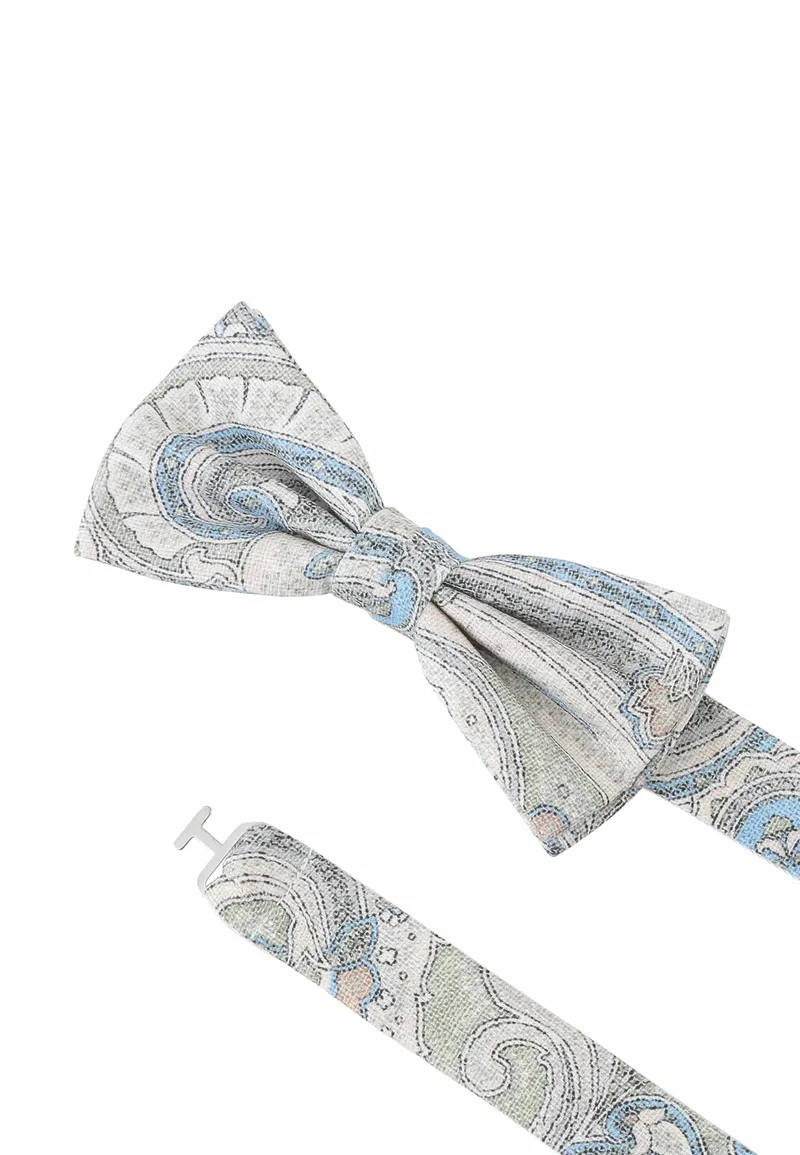 Fliege Einstecktuch Set Herren aus Baumwolle - Paisley