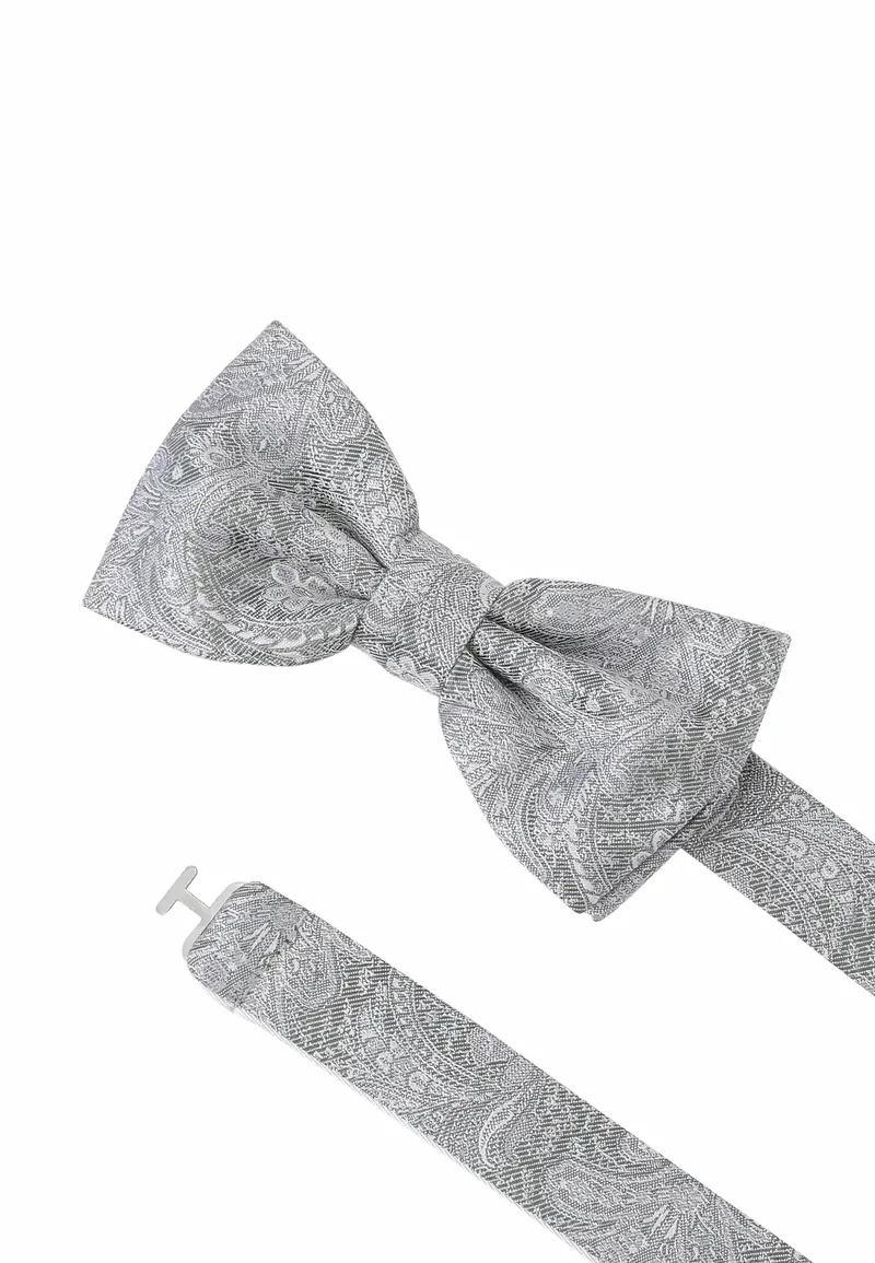 Fliege Einstecktuch Set Herren aus Seide - Paisley