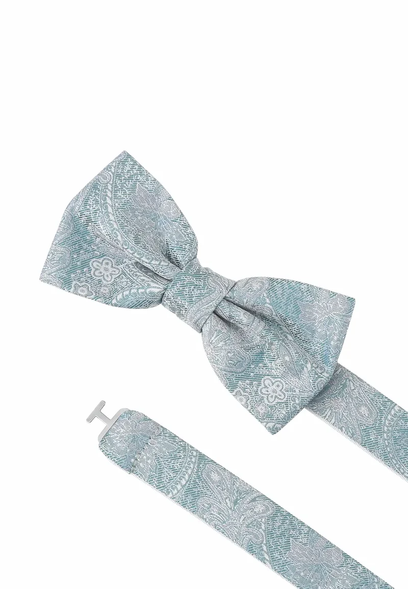 Fliege Einstecktuch Set Herren aus Seide - Paisley