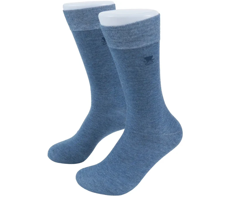 Herren Socken aus Baumwolle – Uni