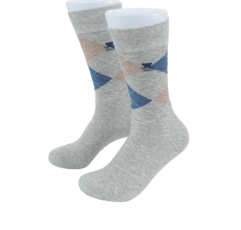 Herren Socken aus Baumwolle – Argyle