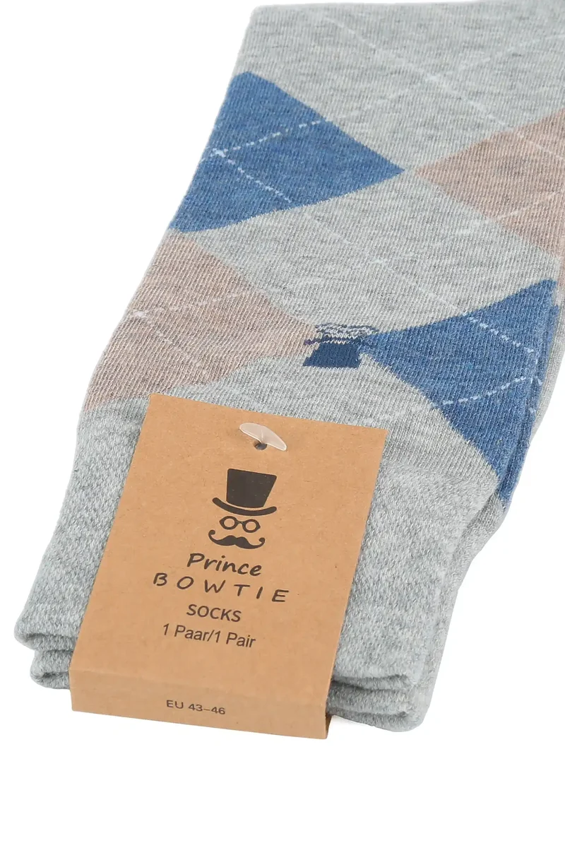 Herren Socken aus Baumwolle – Argyle
