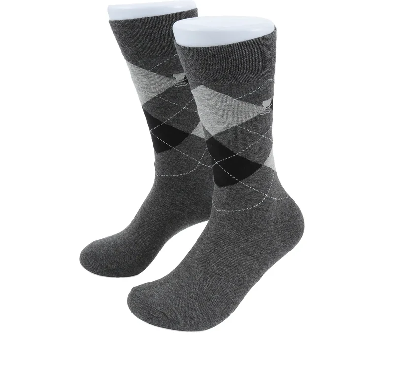 Herren Socken aus Baumwolle – Argyle
