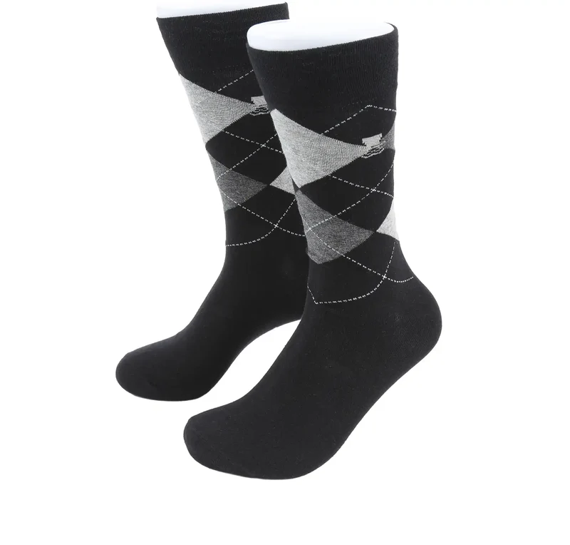 Herren Socken aus Baumwolle – Argyle