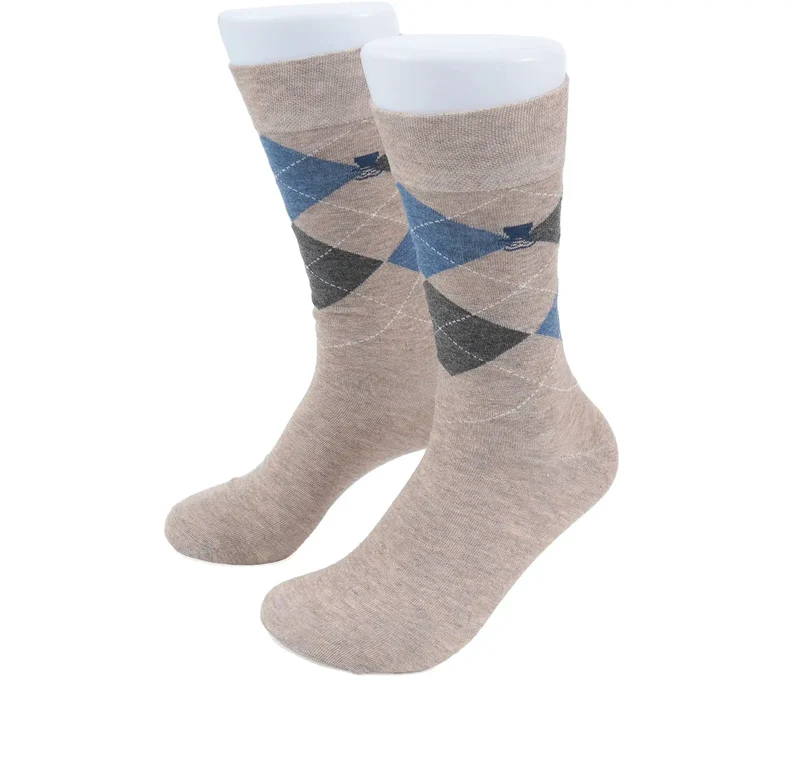 Herren Socken aus Baumwolle – Argyle