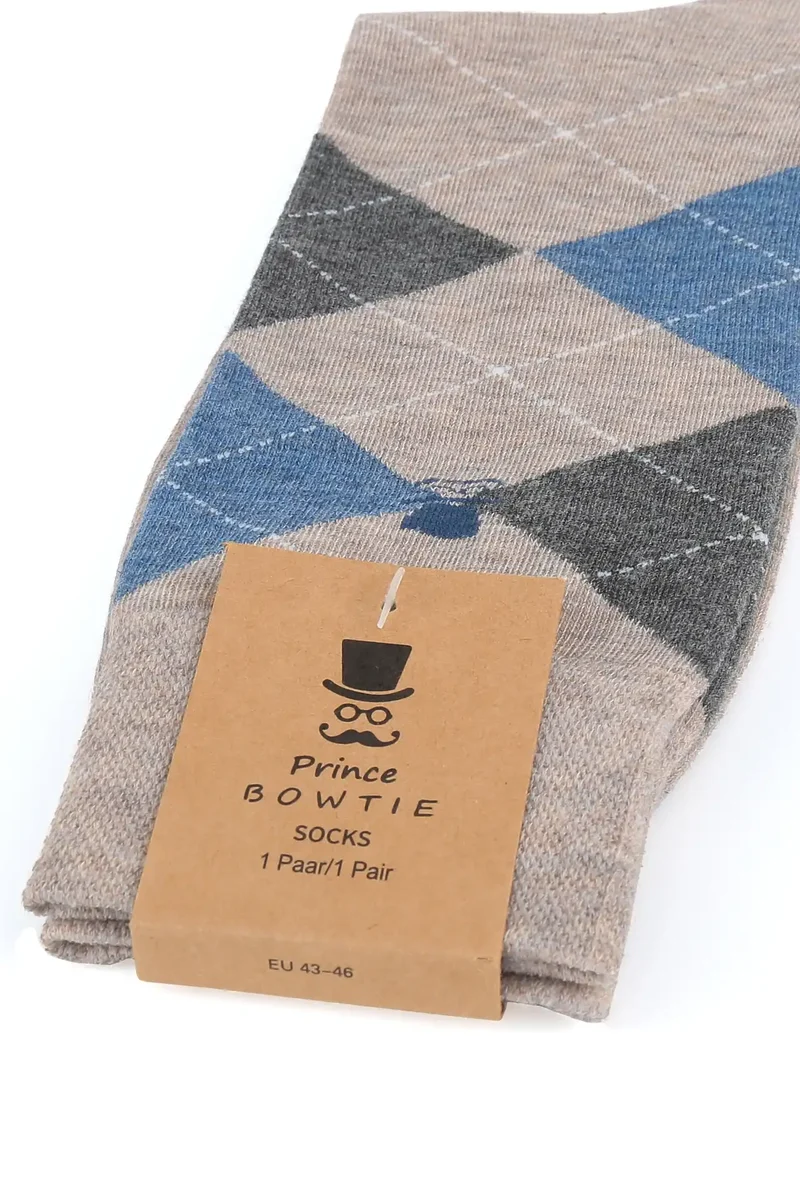 Herren Socken aus Baumwolle – Argyle