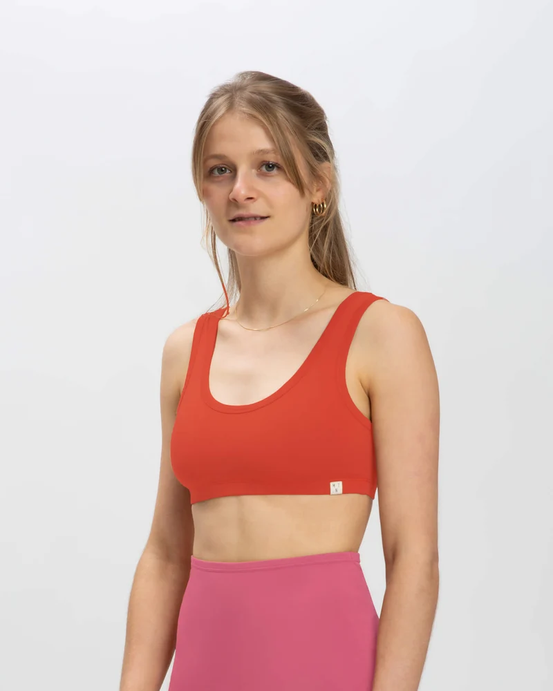Oranger BH Basic aus Bio-Baumwollle von Matona