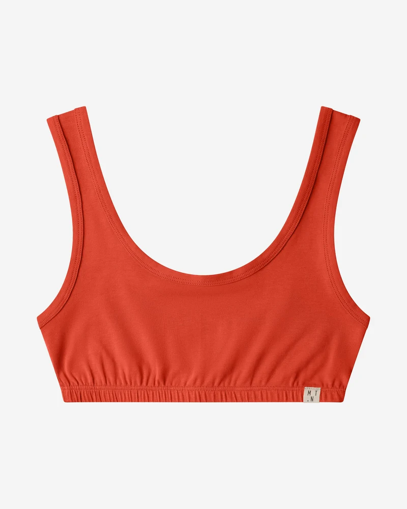 Oranger BH Basic aus Bio-Baumwollle von Matona