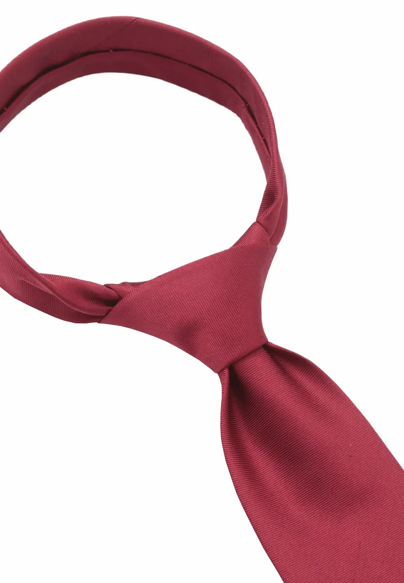 Krawatte Herren aus Seide – Uni (8 cm) – Überlänge