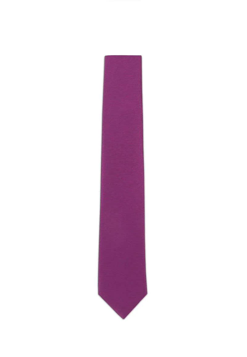 Krawatte Herren aus Seide – Uni (6,0 - 6,5 cm)