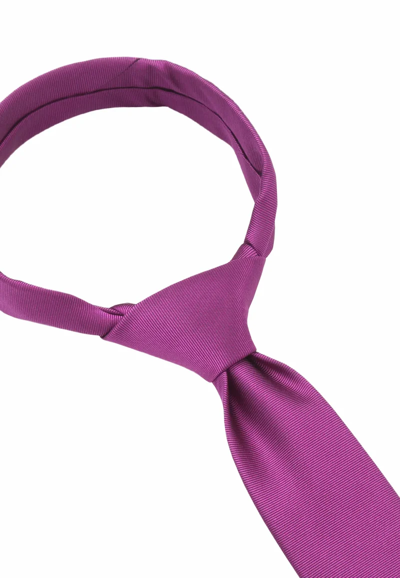 Krawatte Herren aus Seide – Uni (6,0 - 6,5 cm)