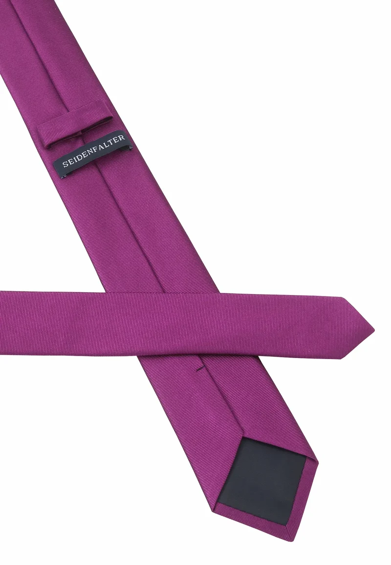 Krawatte Herren aus Seide – Uni (6,0 - 6,5 cm)