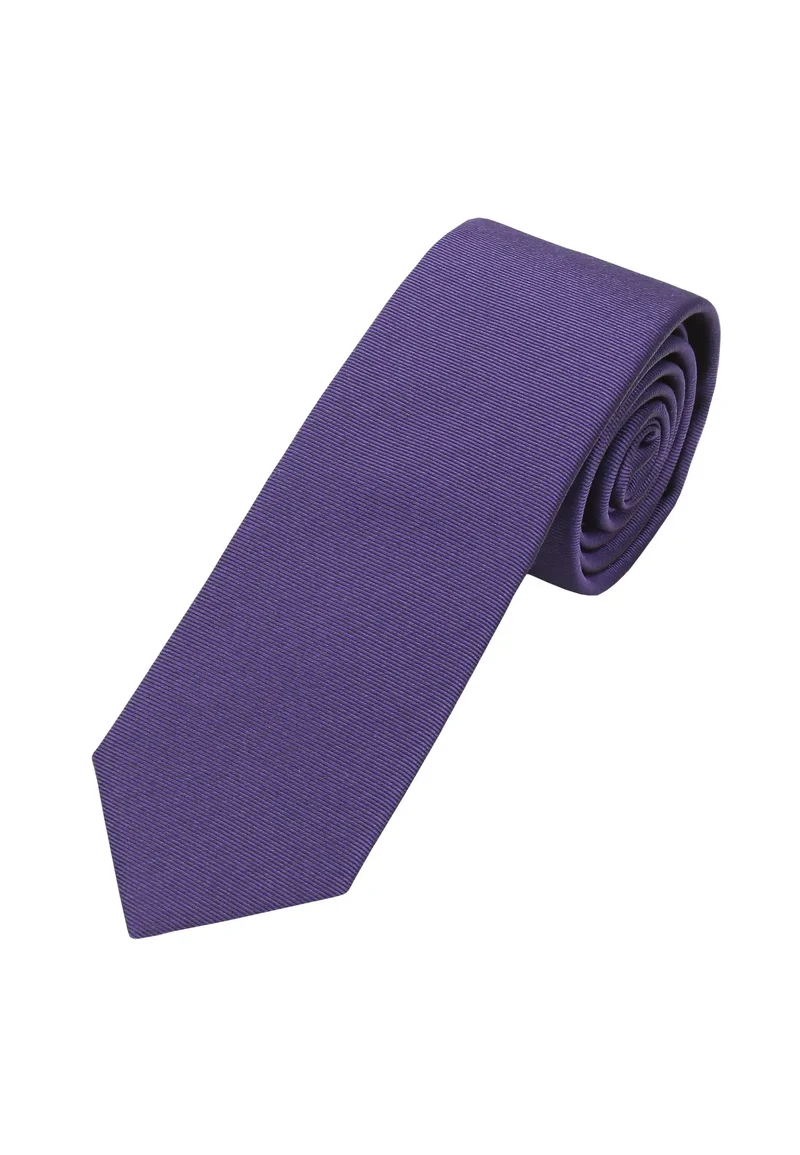 Krawatte Herren aus Seide – Uni (6,0 - 6,5 cm)