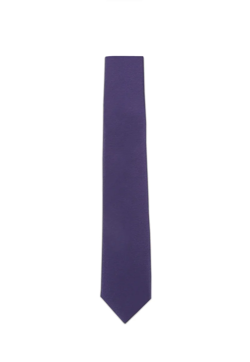 Krawatte Herren aus Seide – Uni (6,0 - 6,5 cm)