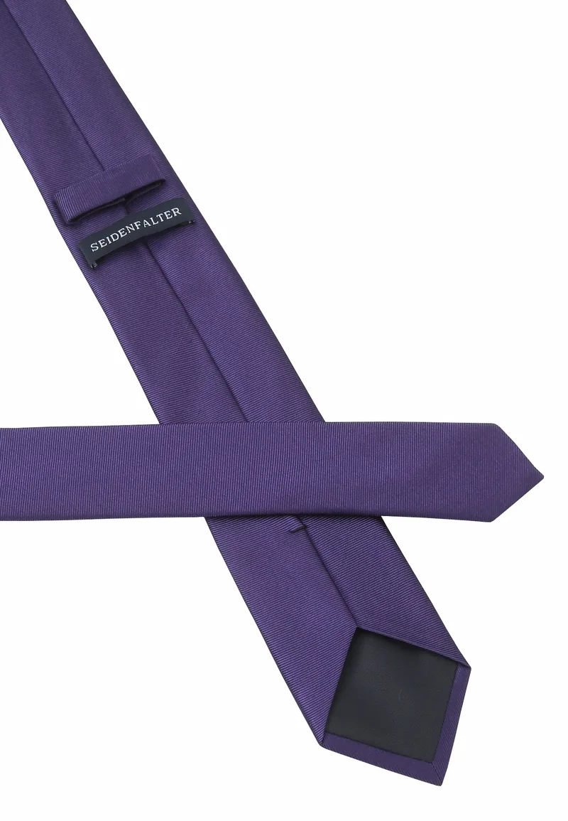 Krawatte Herren aus Seide – Uni (6,0 - 6,5 cm)
