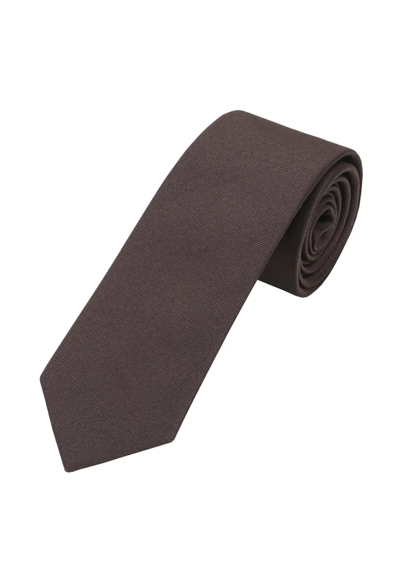Krawatte Herren aus Seide – Uni (6,0 - 6,5 cm)
