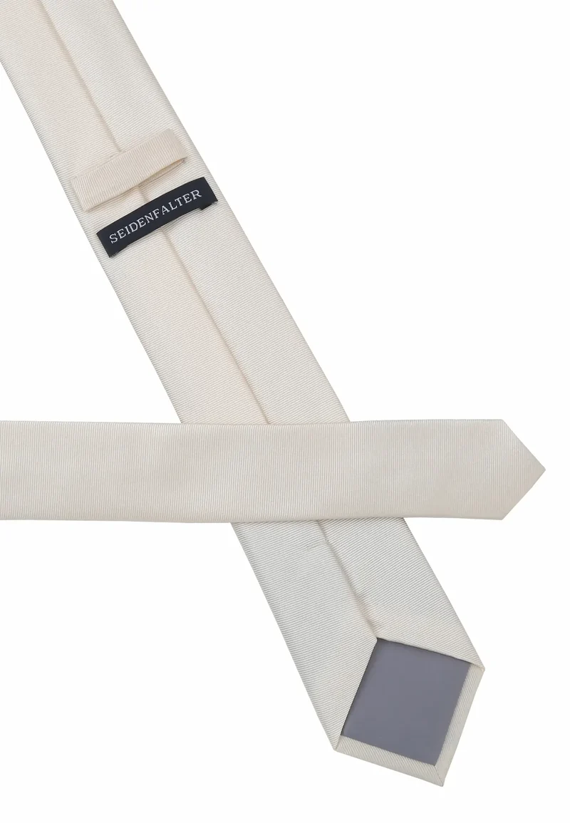 Krawatte Herren aus Seide – Uni (6,0 - 6,5 cm)