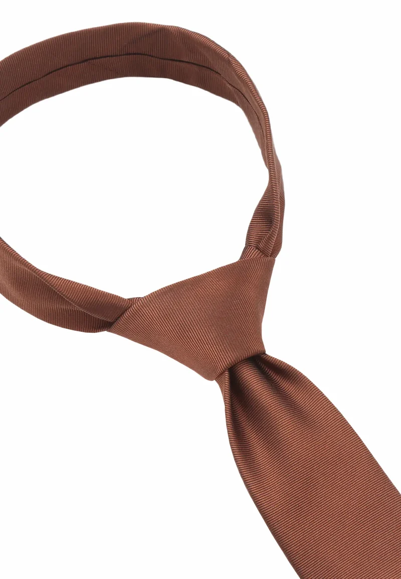 Krawatte Herren aus Seide – Uni (6,0 - 6,5 cm)