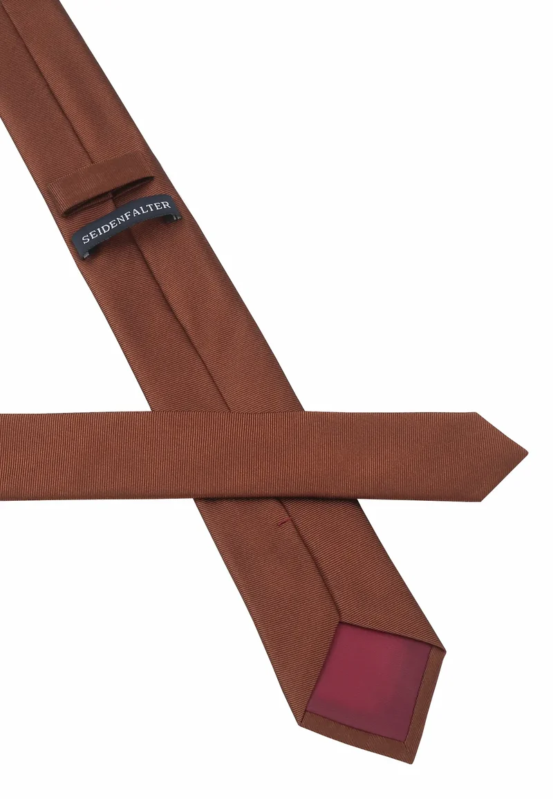 Krawatte Herren aus Seide – Uni (6,0 - 6,5 cm)