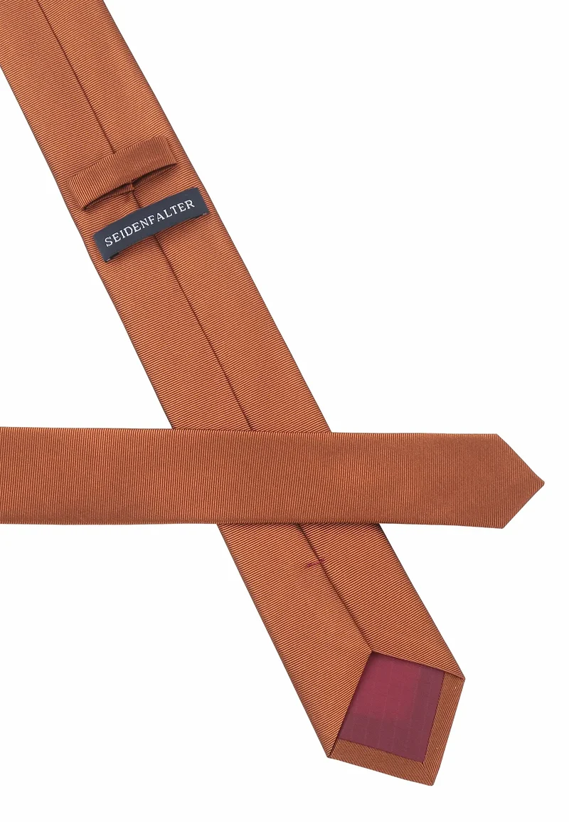 Krawatte Herren aus Seide – Uni (6,0 - 6,5 cm)