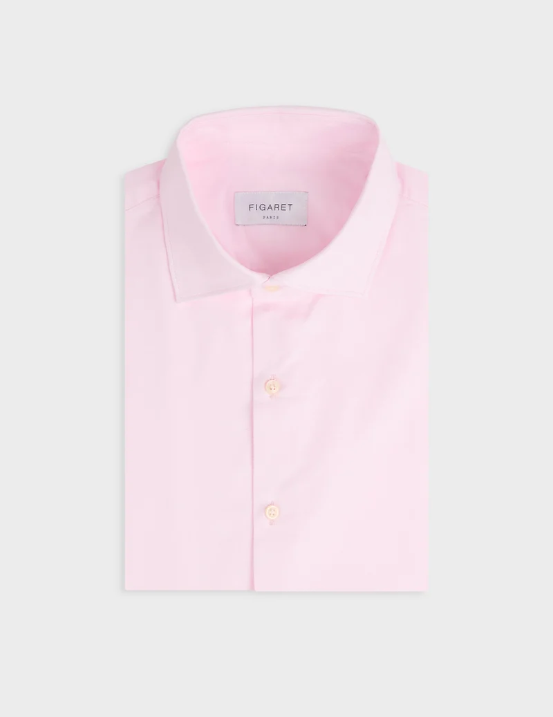 Chemise Aristote rose clair