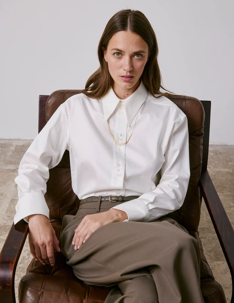Chemise Perle écrue