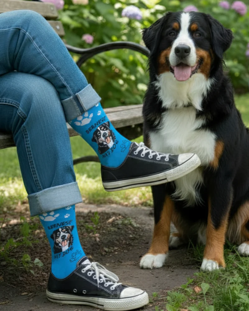 Bernese Socks Alpine Dog Series