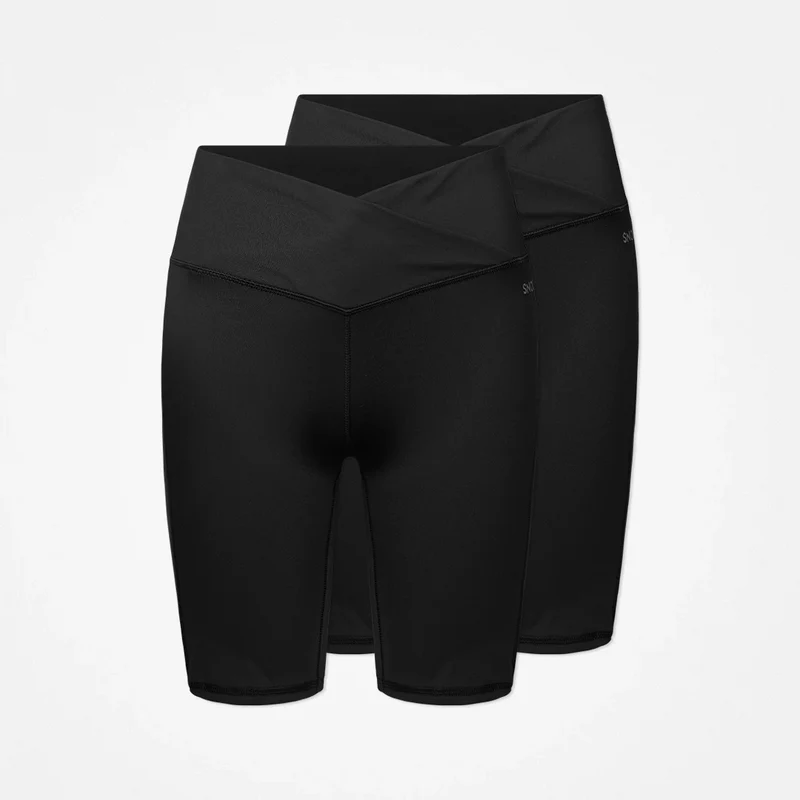 Radlerhose Damen V Cross | Schwarz