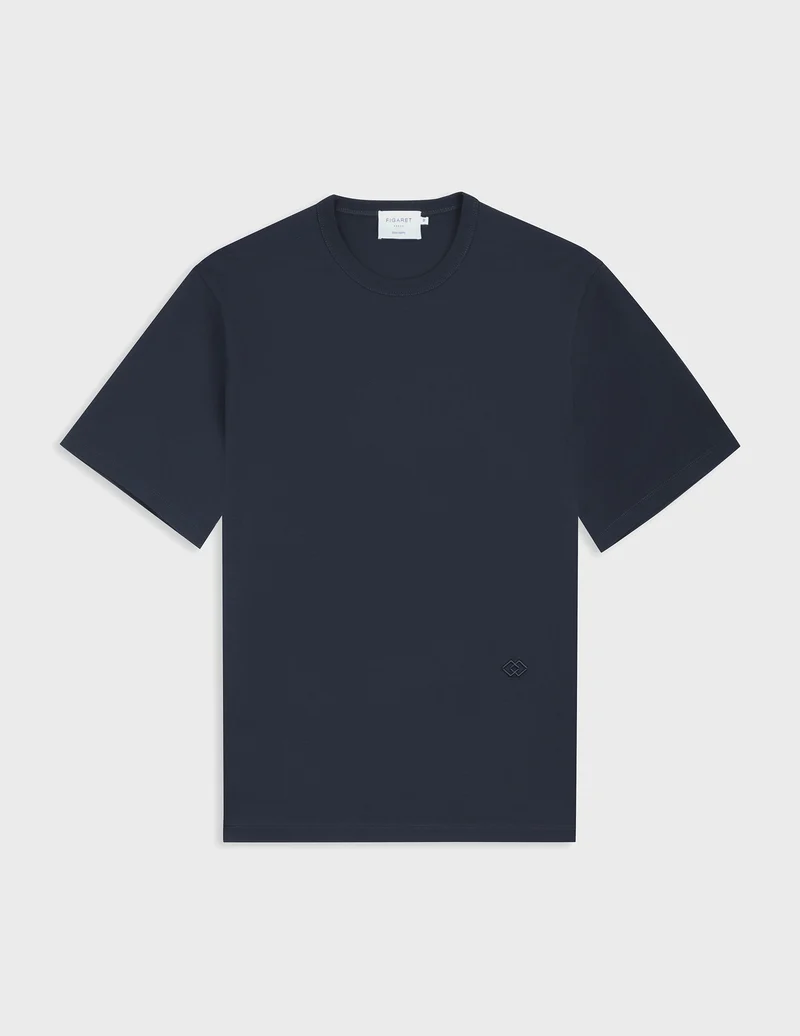 T-shirt Marcel en coton Supima marine