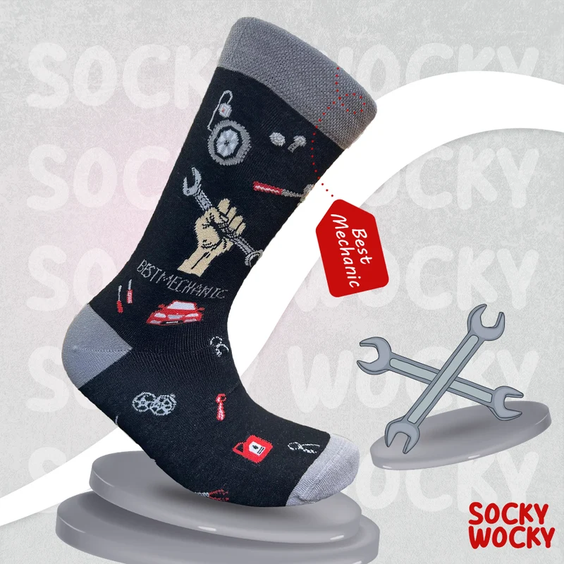 Best Mechanic Socks Workshop Gift Edition