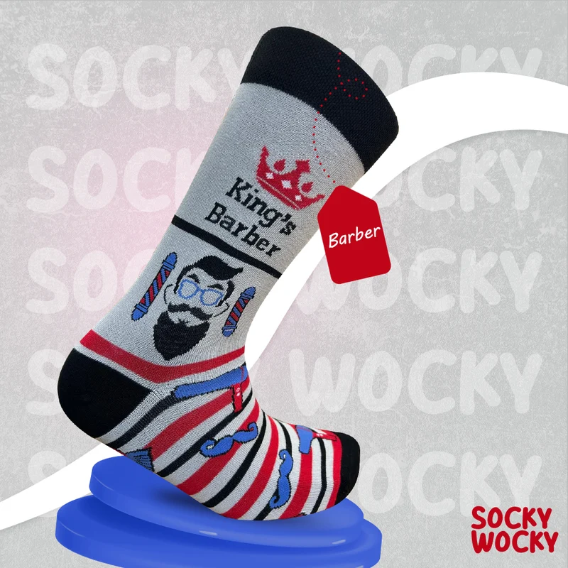 Barber Socks Grooming Profession Series