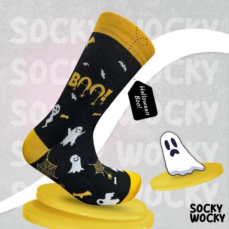 Halloween Ghost Socks Spooky Spirit Edition