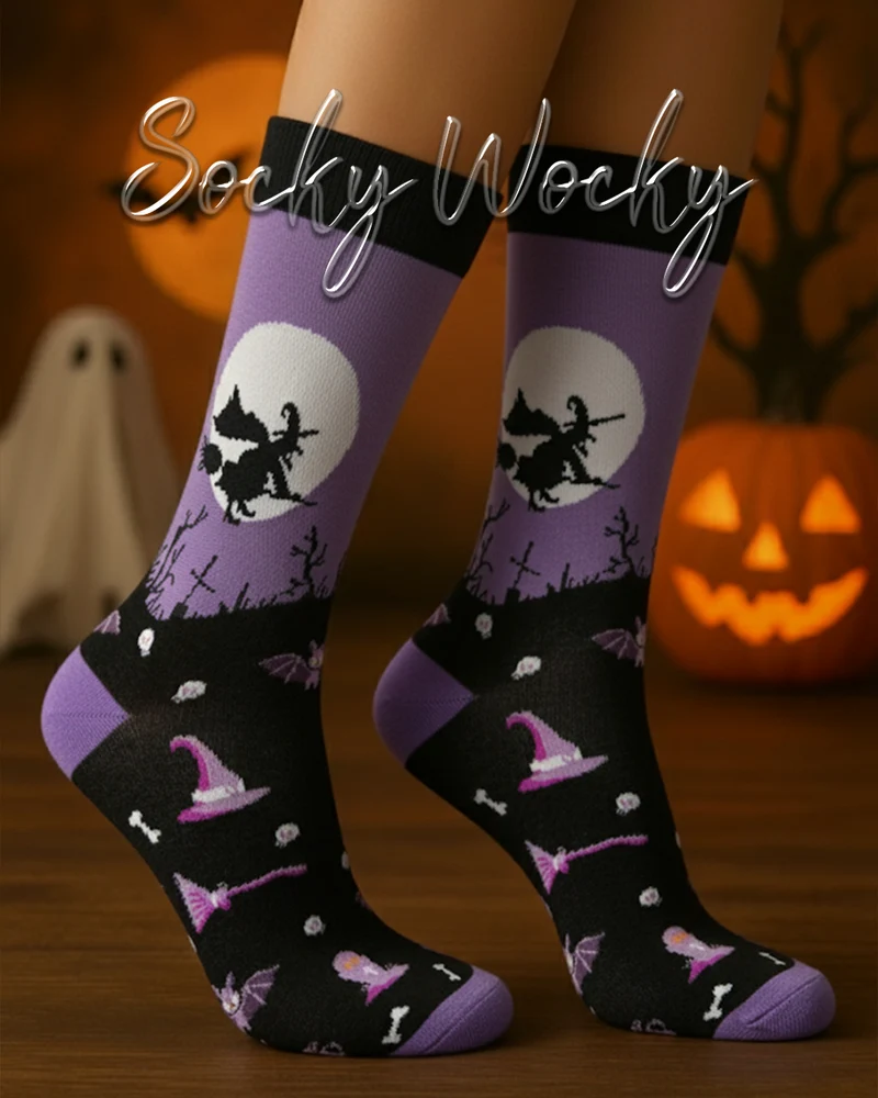 Halloween Witch Socks Magic Costume Series