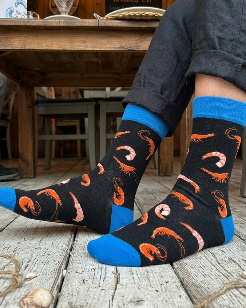 Shrimps Socks Seafood Fun Edition