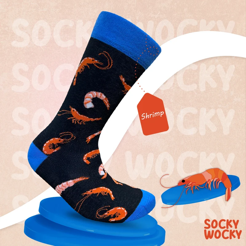 Shrimps Socks Seafood Fun Edition