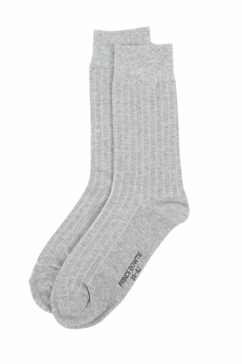 Herren Socken aus Baumwolle – Rippstruktur
