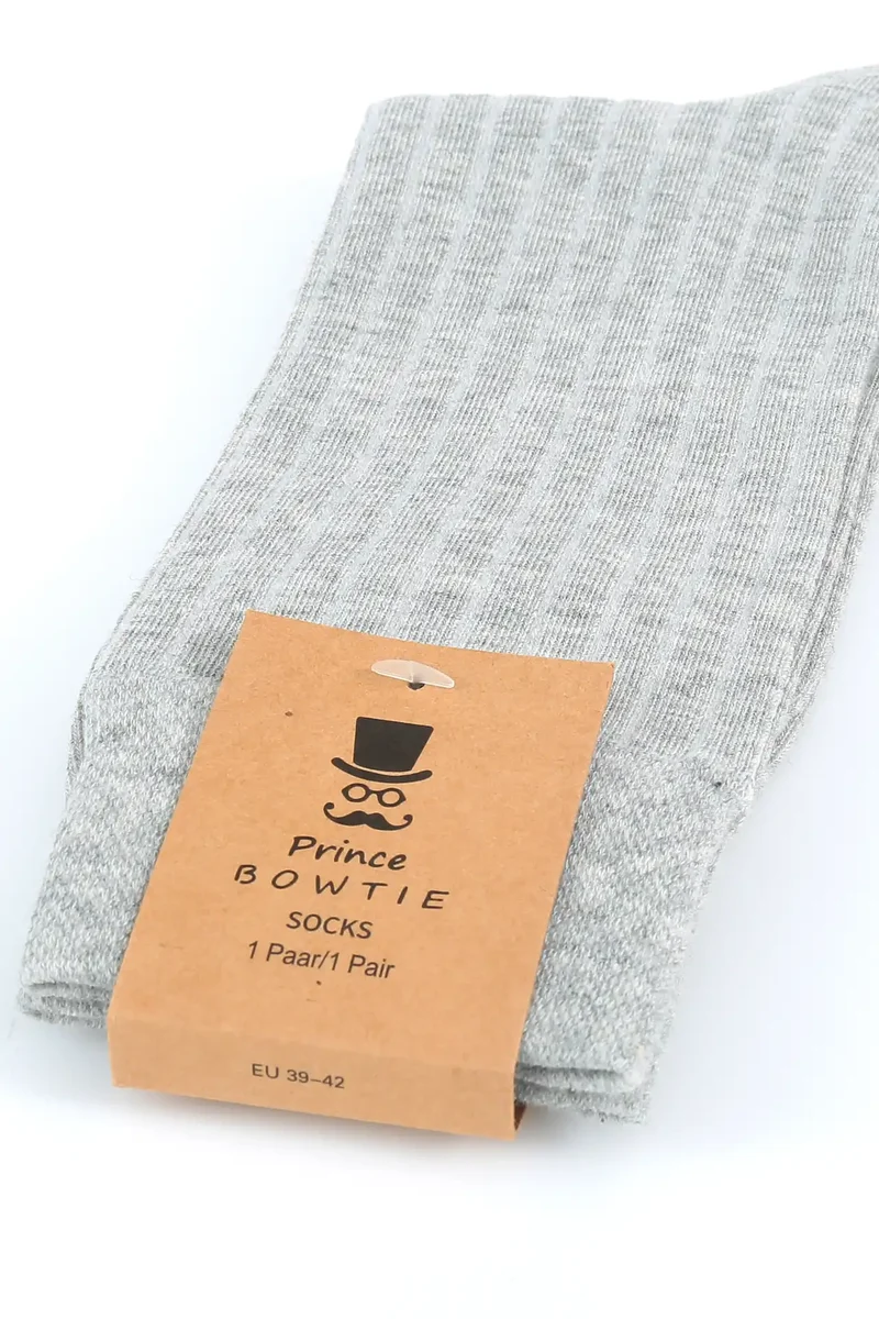 Herren Socken aus Baumwolle – Rippstruktur