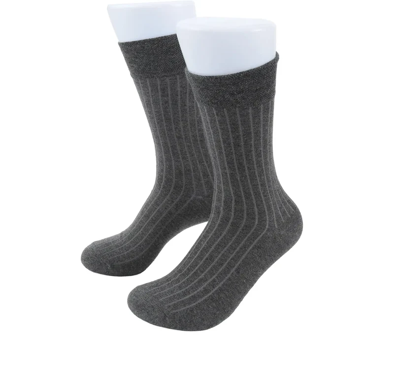 Herren Socken aus Baumwolle – Rippstruktur