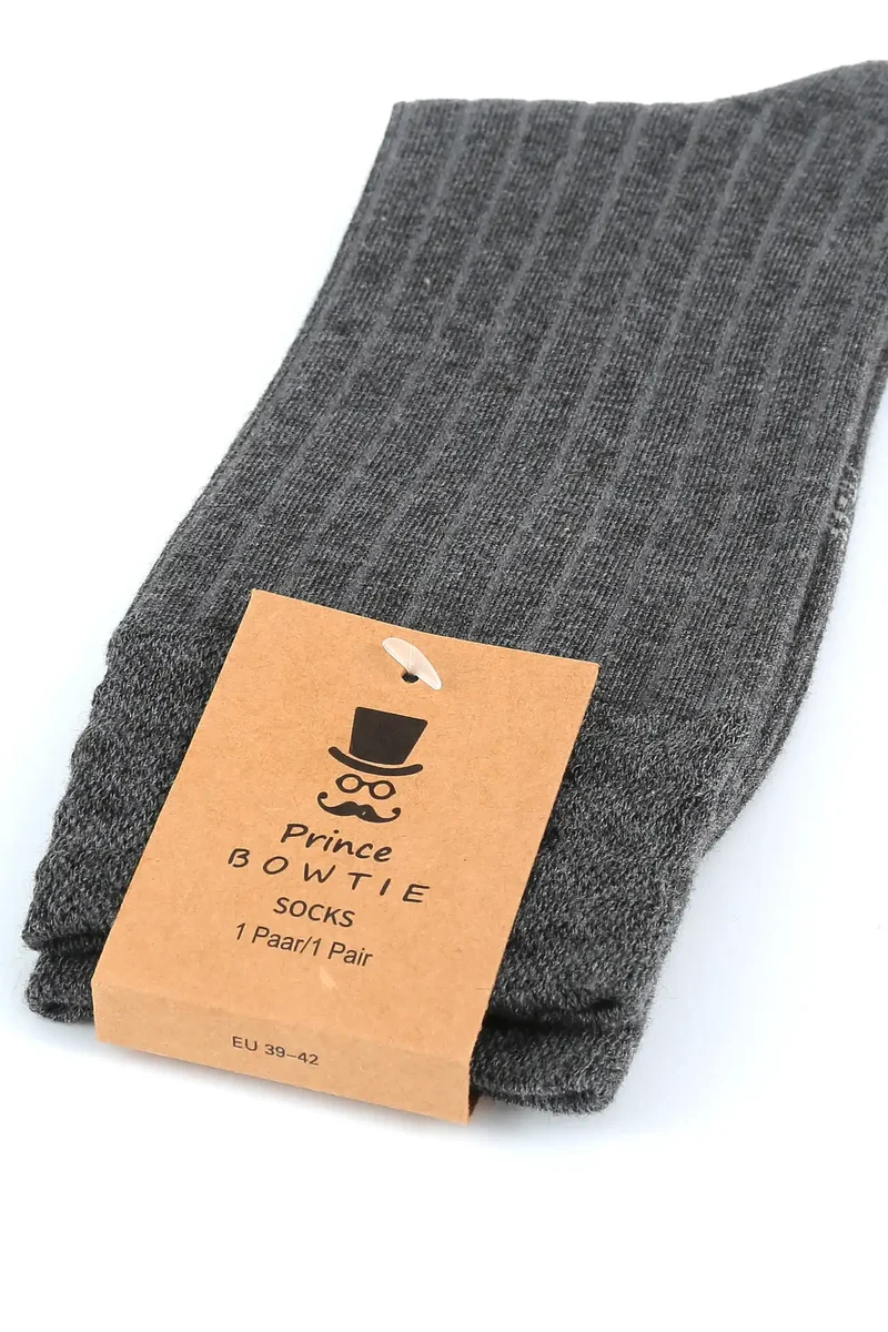 Herren Socken aus Baumwolle – Rippstruktur