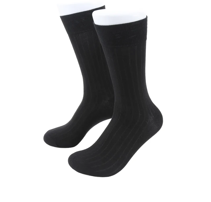 Herren Socken aus Baumwolle – Rippstruktur